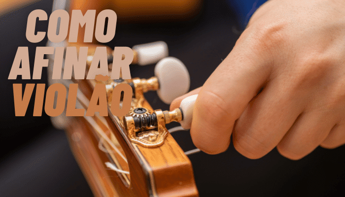 Como afinar violão guitarras e ukelele com app Grátis