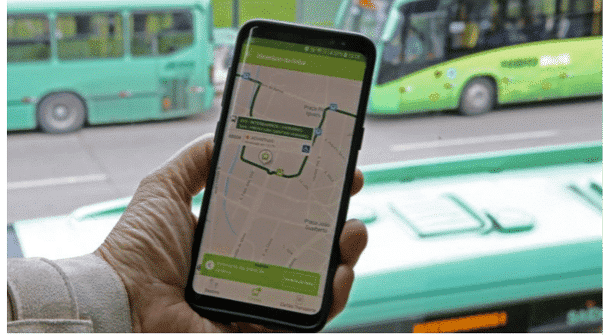 app de localização de ônibus